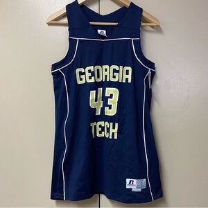 JERSEY Georgia Tech University #43 Russell Athletic Medium Woman's Basketball